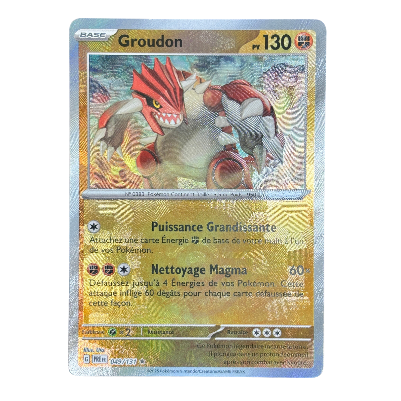 Groudon 049/131 - Pokeball Évolution Prismatique