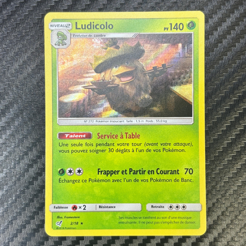 Ludicolo 2/18 - Détective Pikachu- NM
