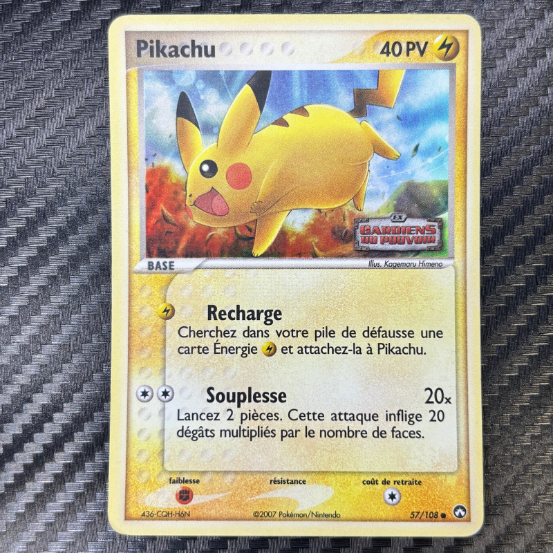 Pikachu 57/108 - Gardiens du Pouvoir - EXC+