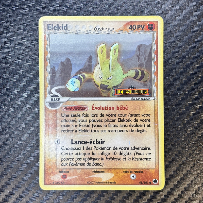 Elekid 48/101 - Ile des Dragons (1) - EXC