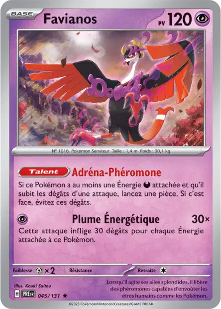 Favianos Pokeball 045/131 Evolution Prismatique