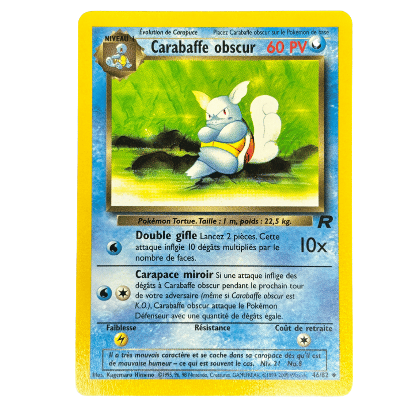Carabaffe obscur 46/82 - Team Rocket - NM