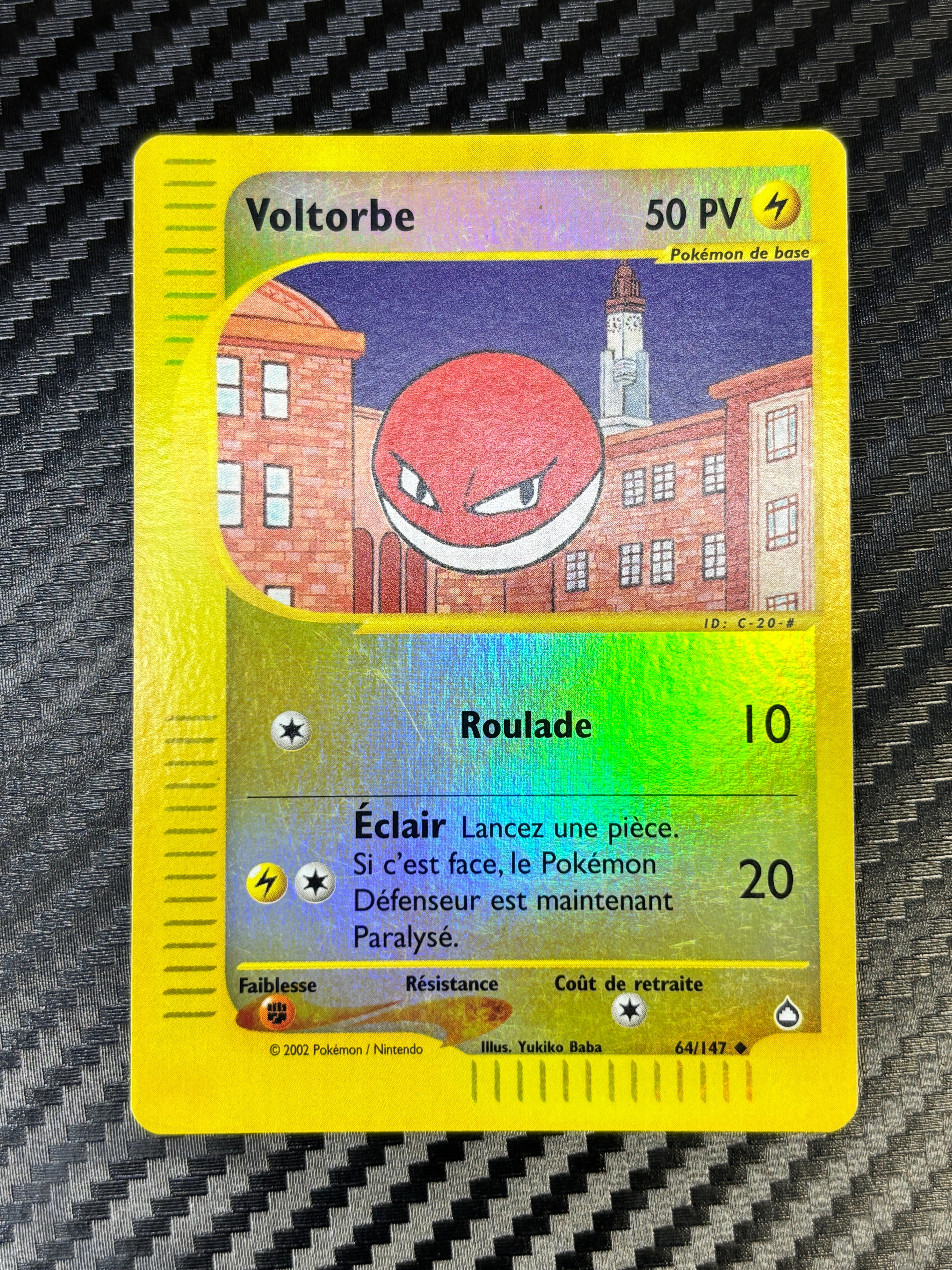 Voltorbe 64/147 ( reverse ) - Aquapolis - NM