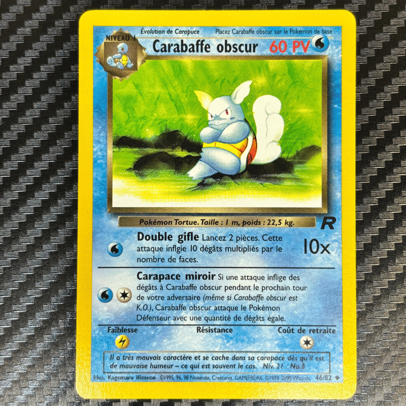 Carabaffe obscur 46/82 - Team Rocket - NM
