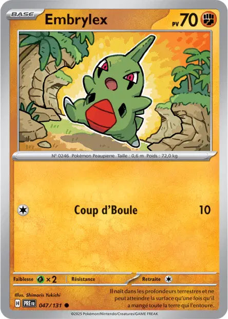 Embrylex 047/131 - Pokeball Évolution Prismatique