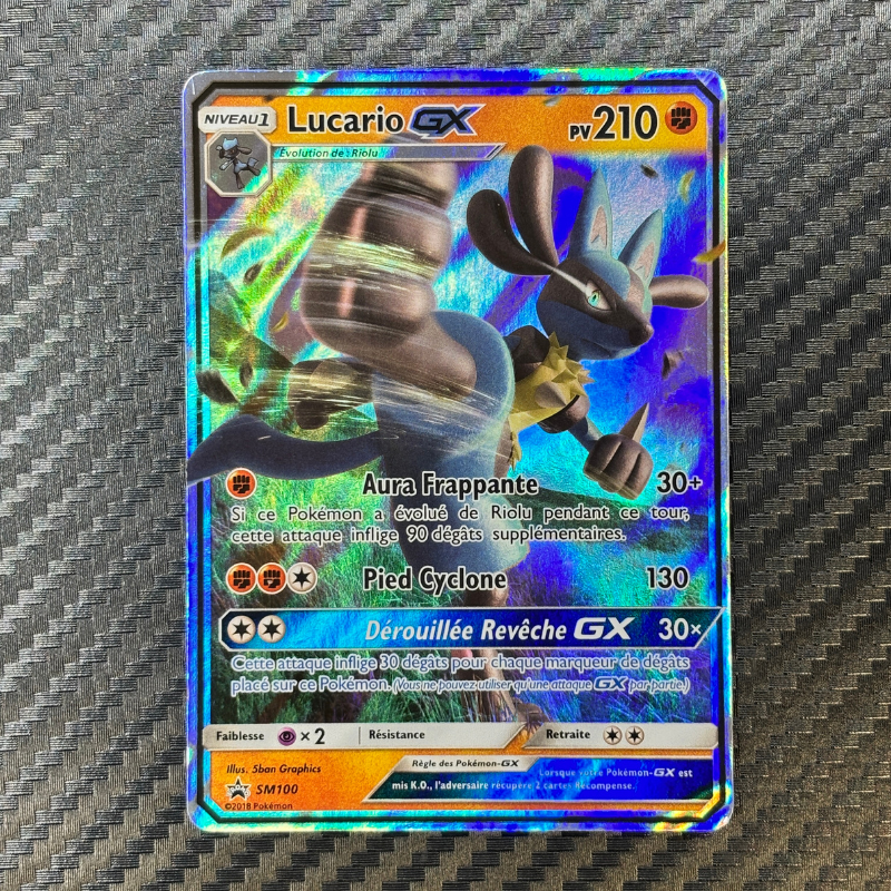 Lucario GX SM100 - Promo Soleil & Lune - EXC+