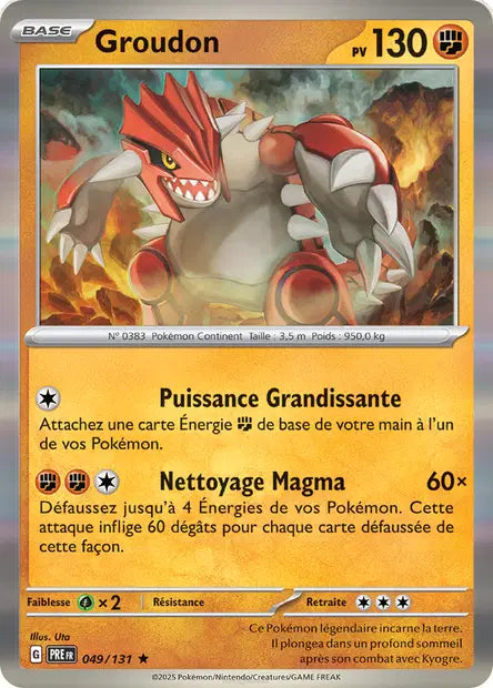 Groudon 049/131 - Pokeball Évolution Prismatique