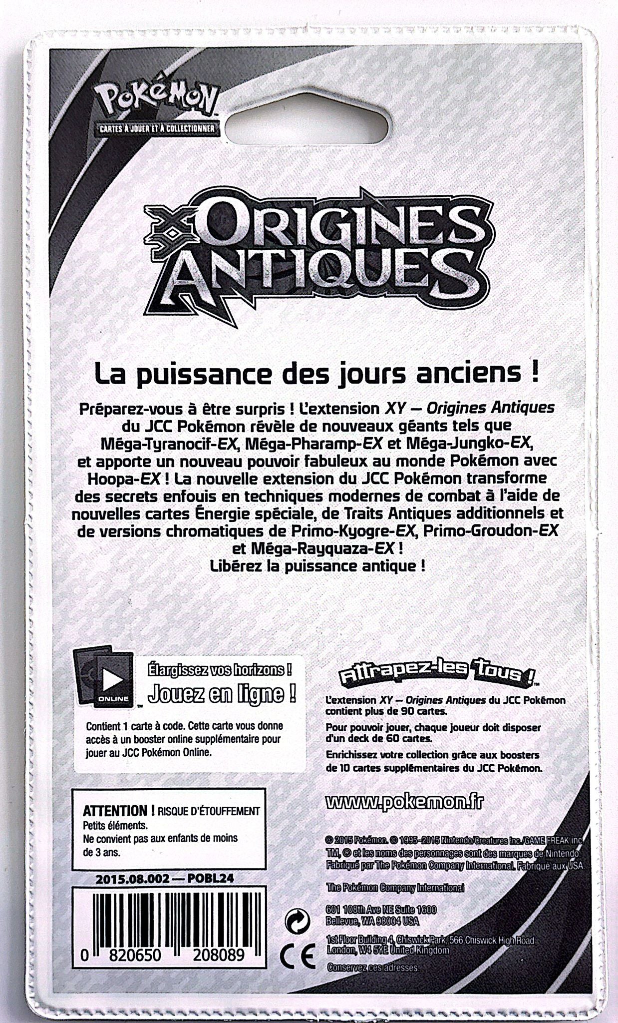 Blister XY Origines Antiques (M Rayquaza) *