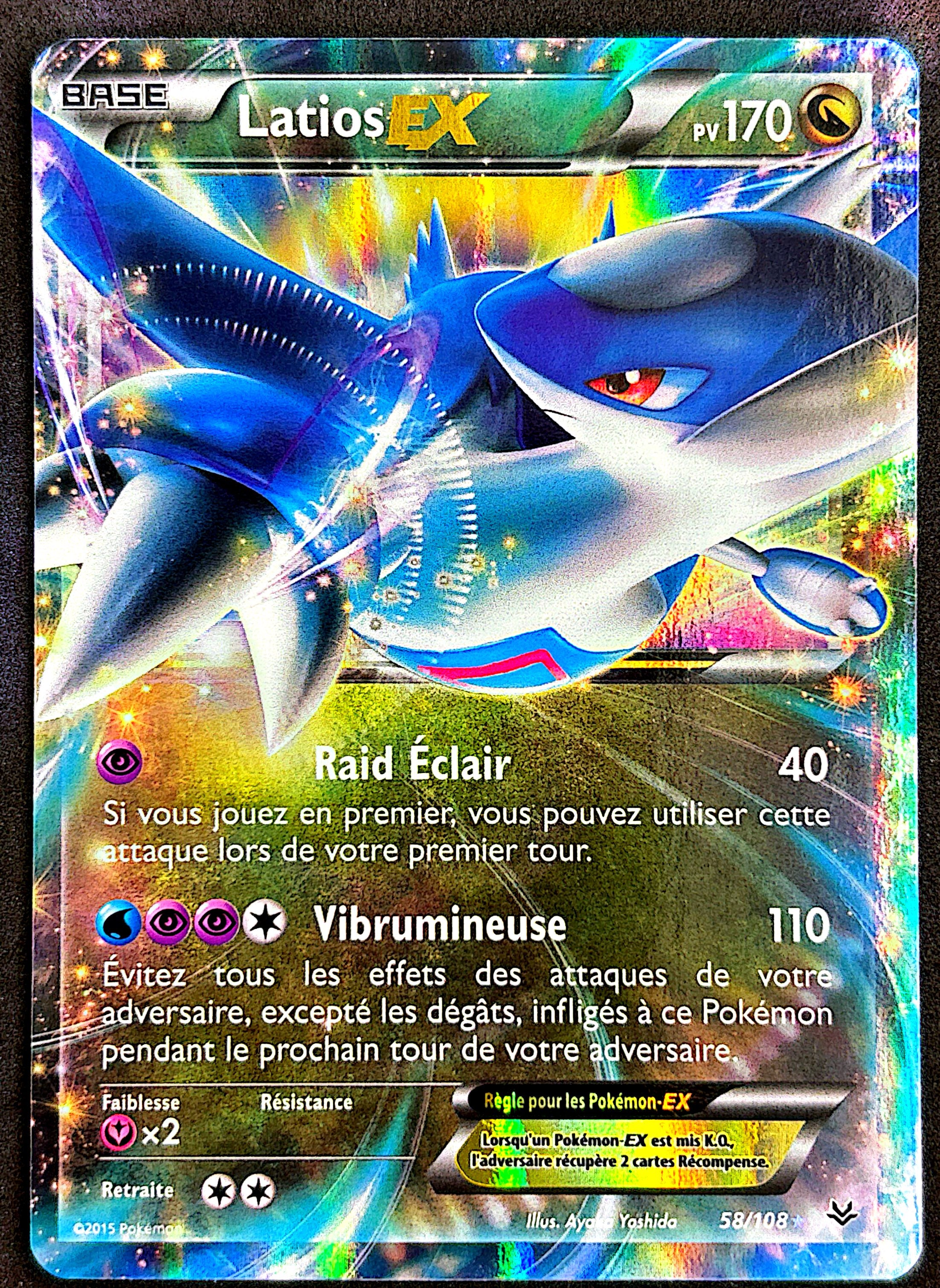 Latios EX 58/108 Ciel Rugissant | EXC+