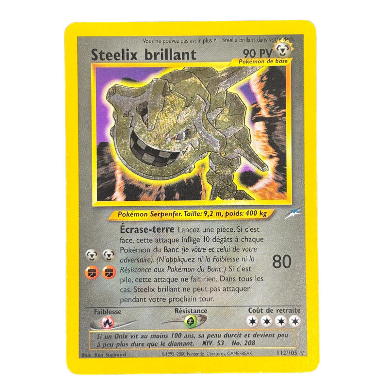 Steelix brillant 112/105 - Neo Destiny - TBE+