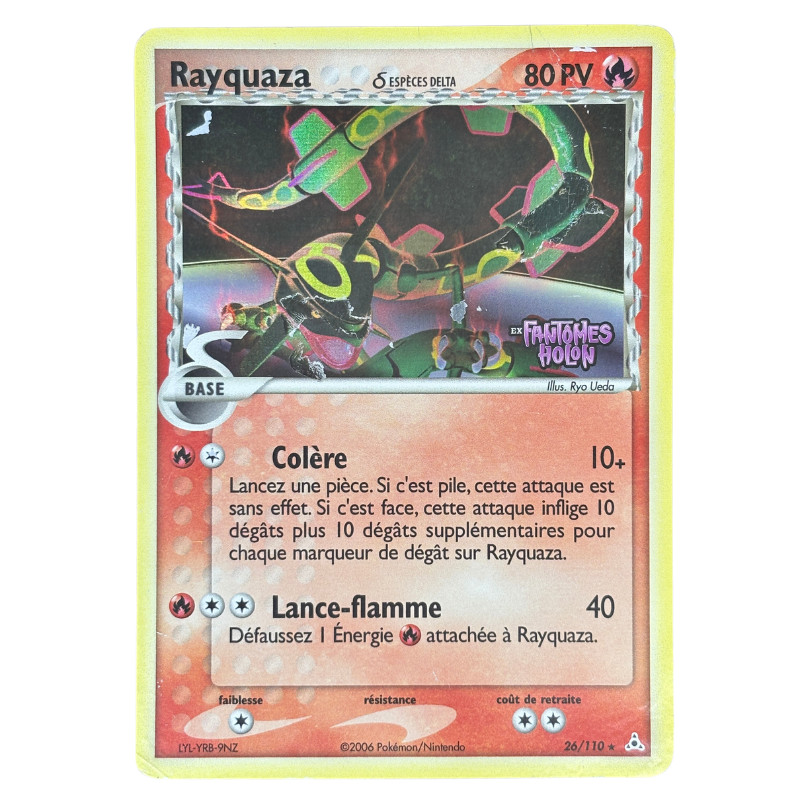 Rayquaza 26/110 - Fantômes Holon - TBE+