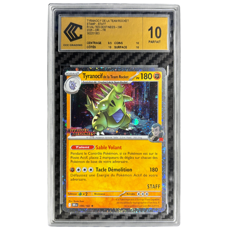 Tyranocif 096/182 STAFF CCC 10 Gold label