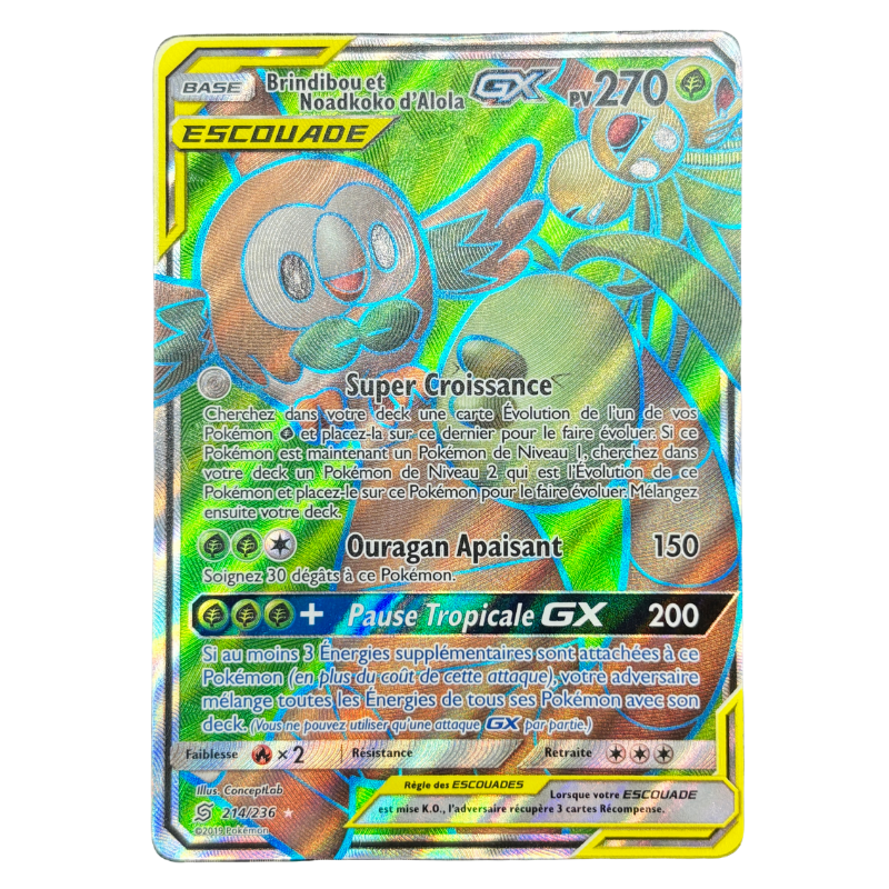 Brindibou et Noadkoko d’Alola GX 214/236 - Harmonie des Esprits - EXC+
