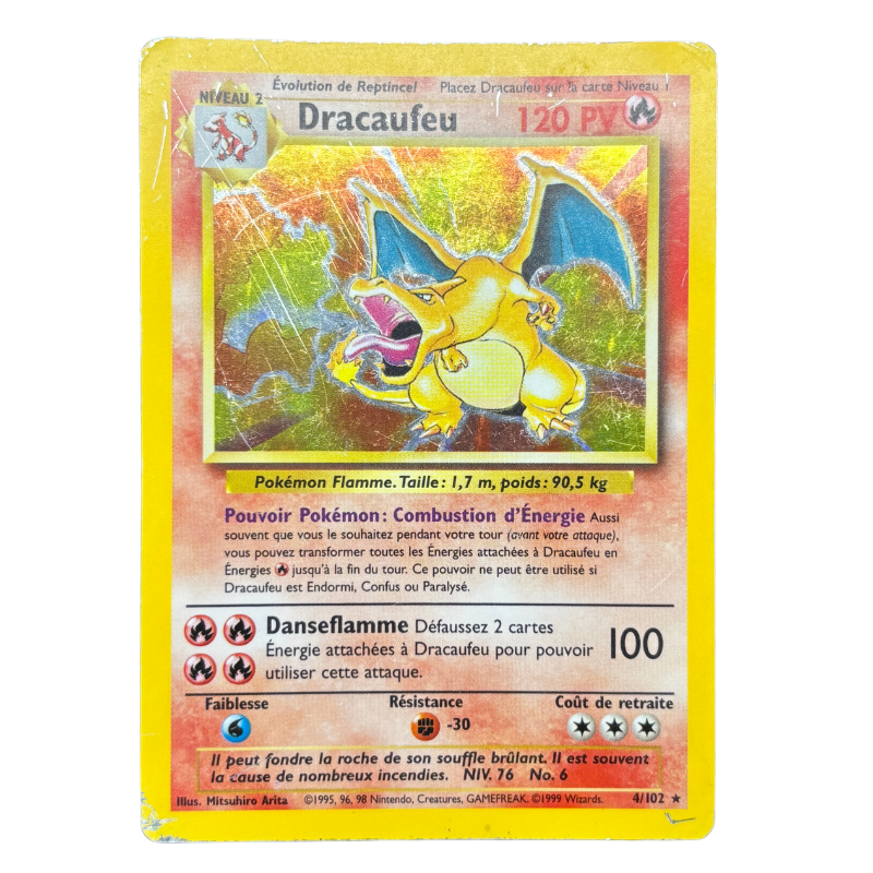 Dracaufeu 4/102 - Set de Base - TBE