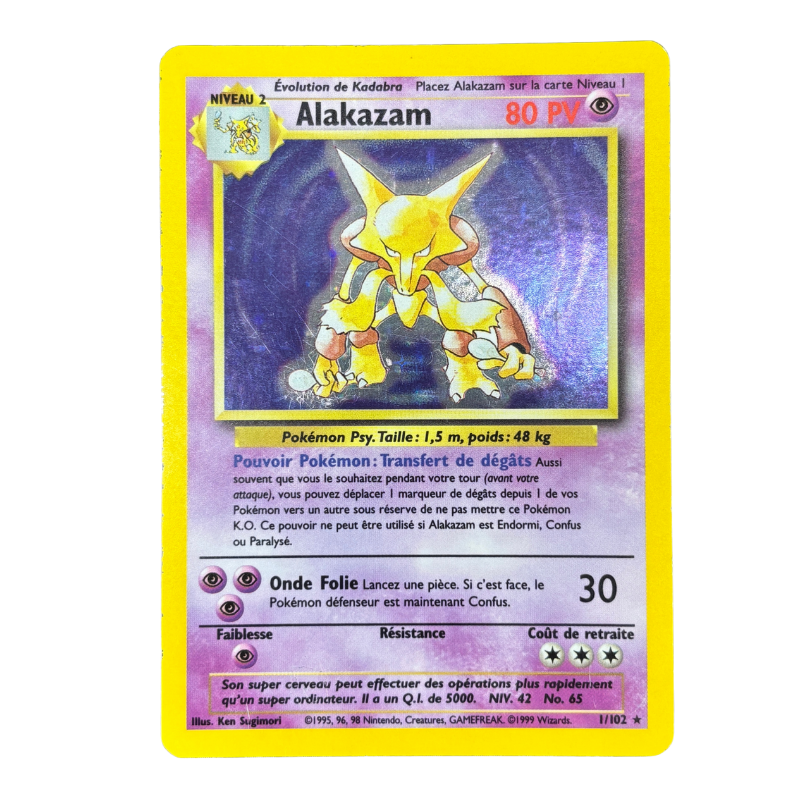 Alakazam 1/102 - Set de base - EXC+