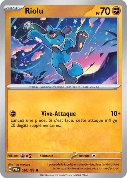 Riolu Pokeball 050/131 Evolution Prismatique