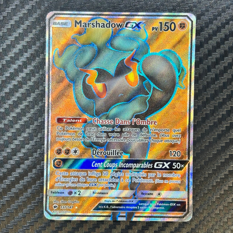 Marshadow 137/147 - Ombres Ardentes - NM