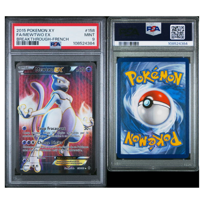 Mewtwo EX 158/162 - PSA 9