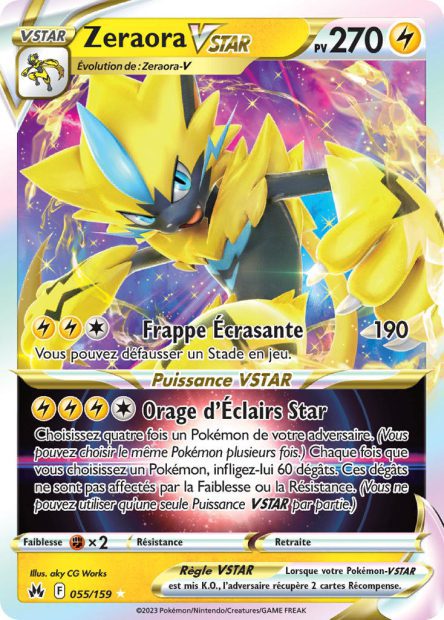 Zeraora-VSTAR 055/159 - Zénith Suprême