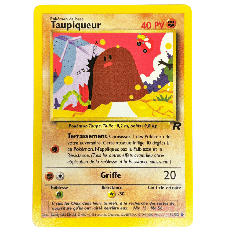 Taupiqueur 52/82 - Team Rocket - NM
