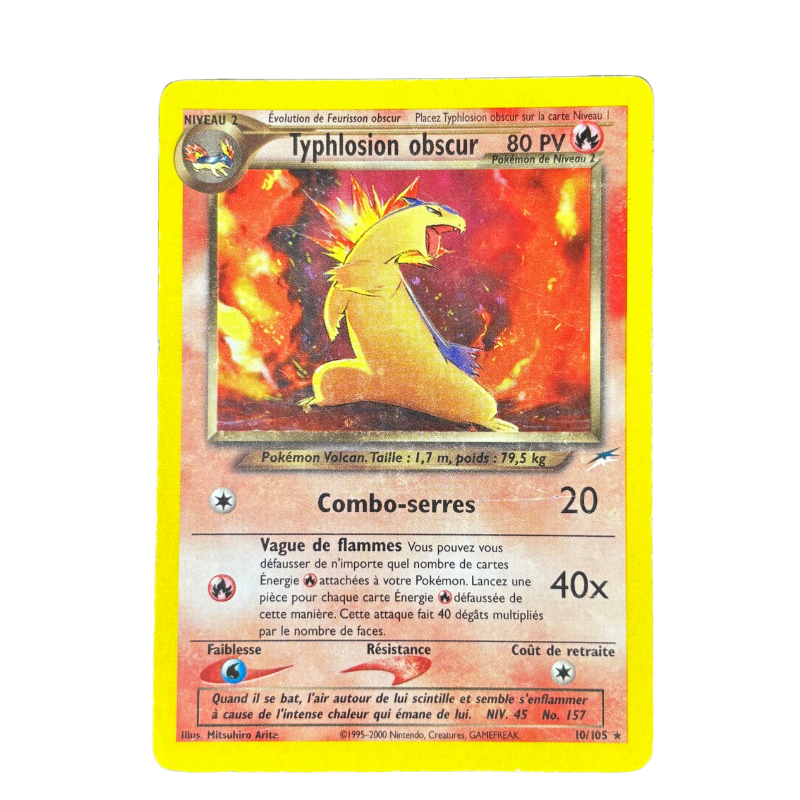 Typhlosion obscur 10/105 - Neo Destiny - EXC+