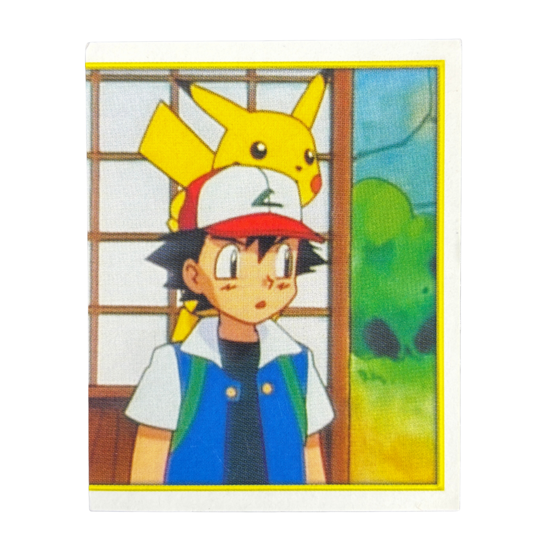 Sacha et pikachu 153 Merlin série 2