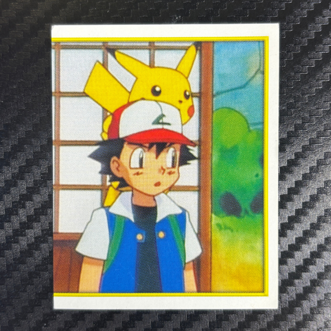 Sacha et pikachu 153 Merlin série 2