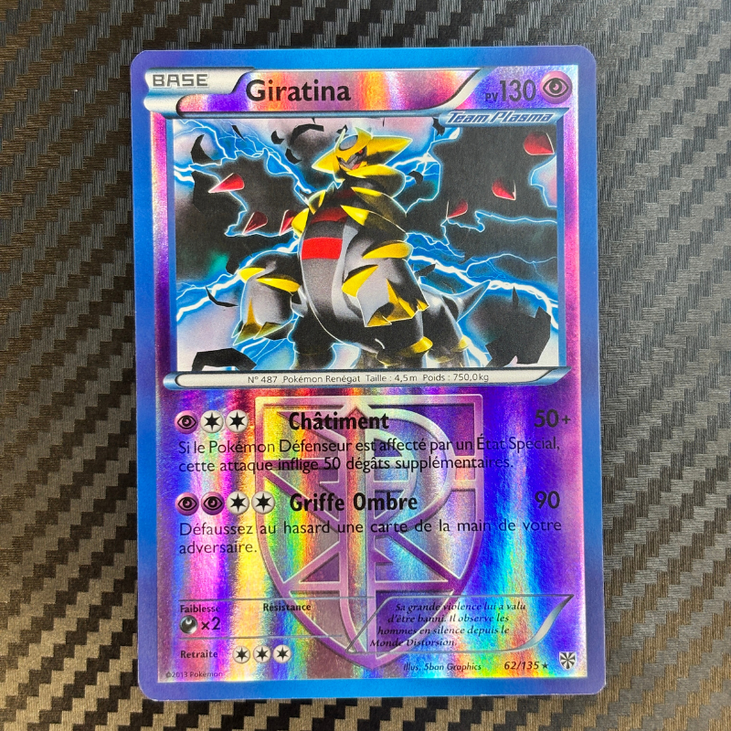 Giratina 62/135 Tempête plasma – EXC+