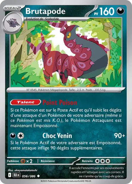 Brutapode 056/086 Foudre noire – Pokeball