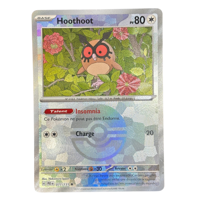 Hoothoot 077/131 - Pokeball Évolution Prismatique