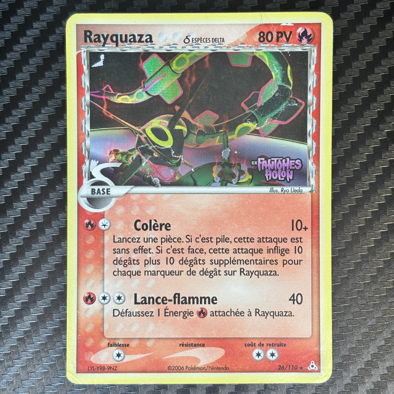 Rayquaza 26/110 - Fantômes Holon - TBE+