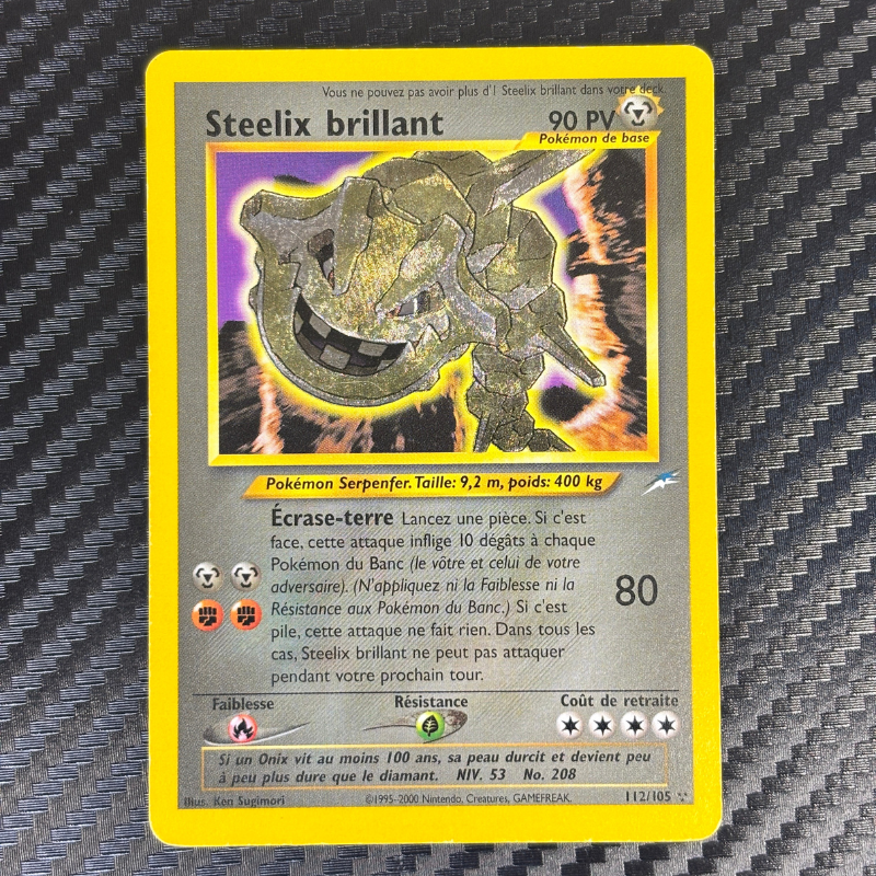 Steelix brillant 112/105 - Neo Destiny - TBE+
