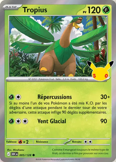 Tropius 005/128 30ème anniversaire