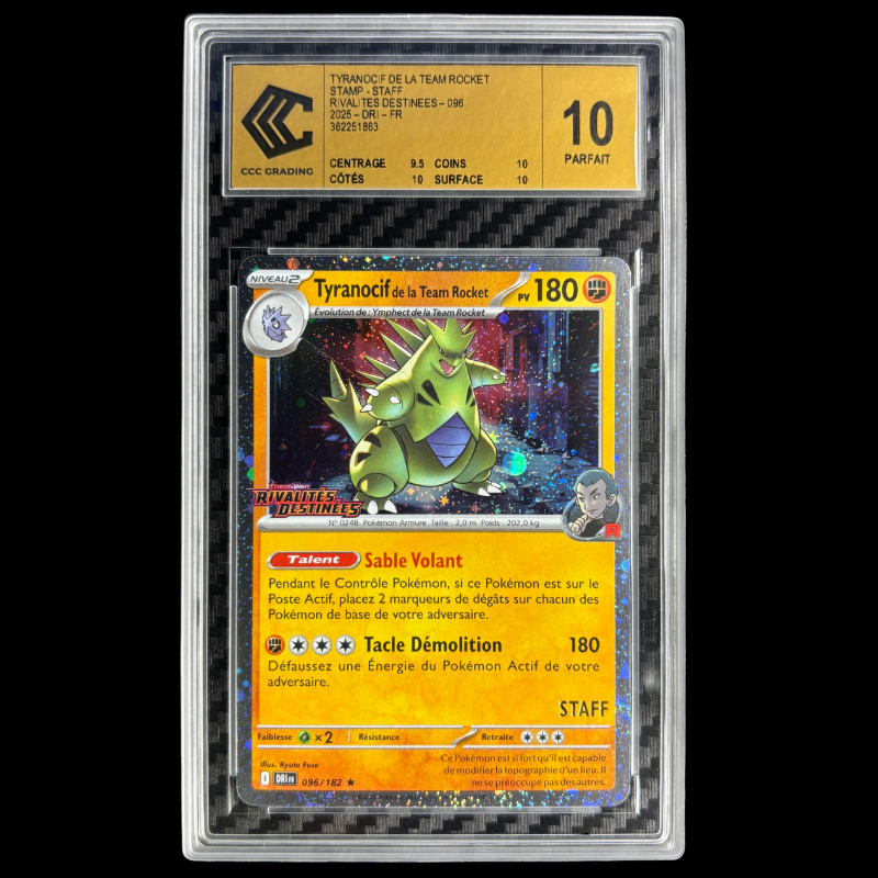 Tyranocif 096/182 STAFF CCC 10 Gold label