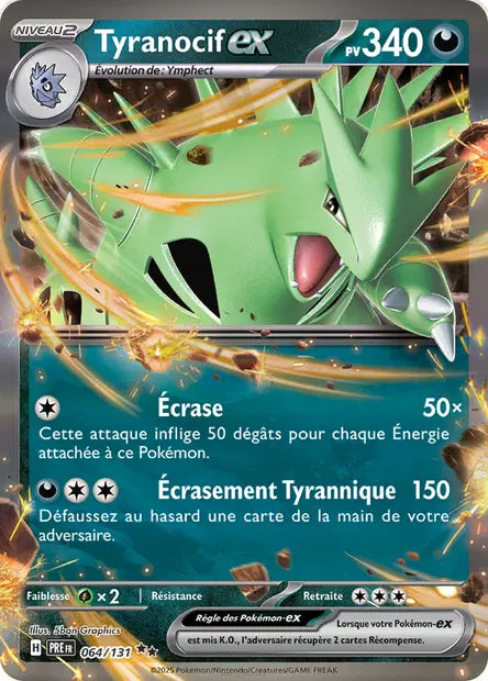 Tyranocif-ex 064/131 - Évolutions Prismatiques