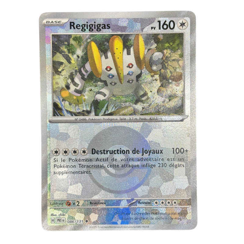 Regigigas 086/131 - Pokeball Évolution Prismatique