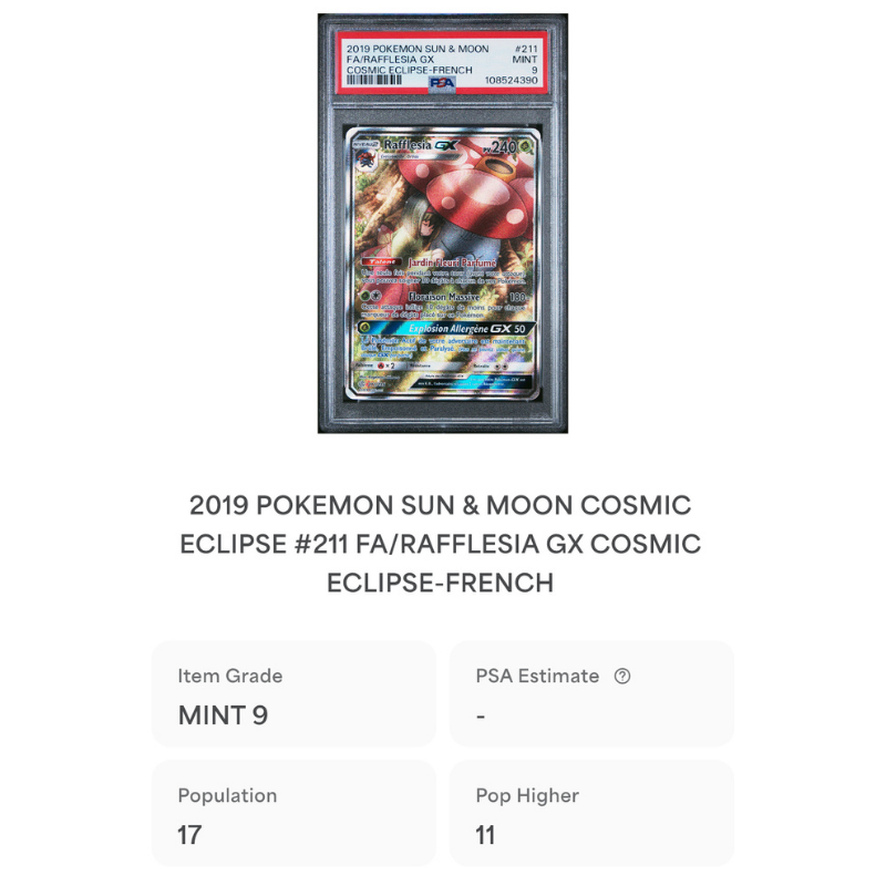 Rafflesia GX 211/236 - PSA 9