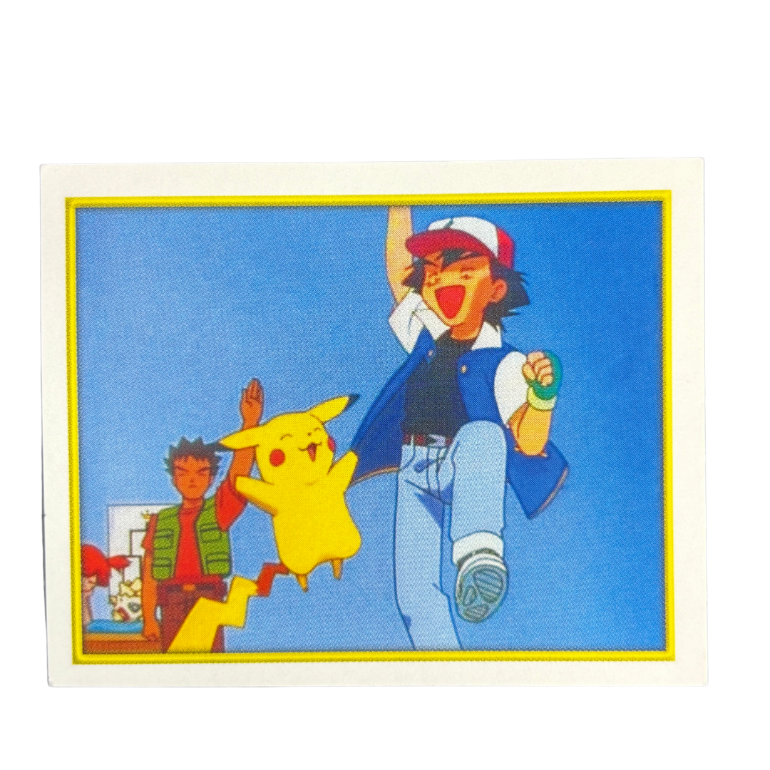 Pikachu et Sacha 92 Merlin série 2