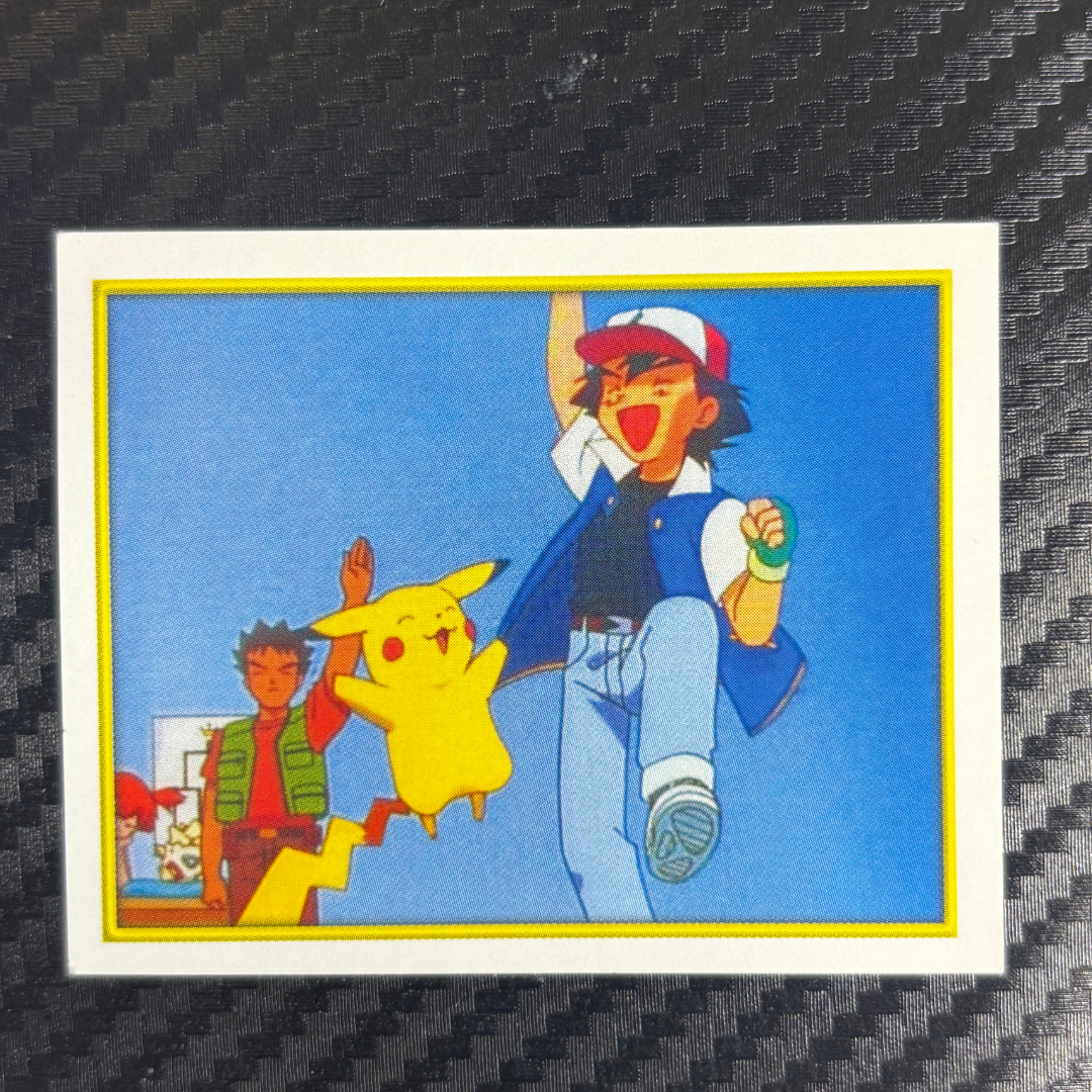 Pikachu et Sacha 92 Merlin série 2
