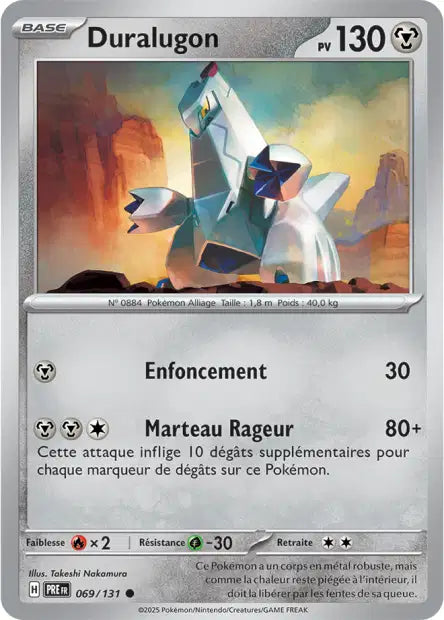 Duralugon Pokeball 069/131 Evolution Prismatique