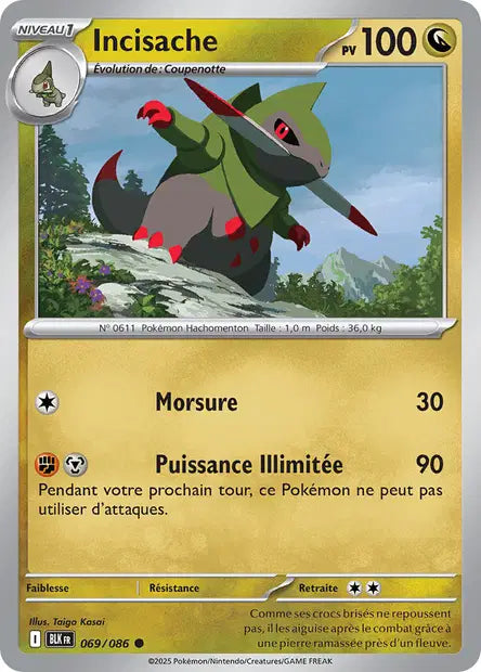Incisache 069/086 Foudre Noire – Pokeball