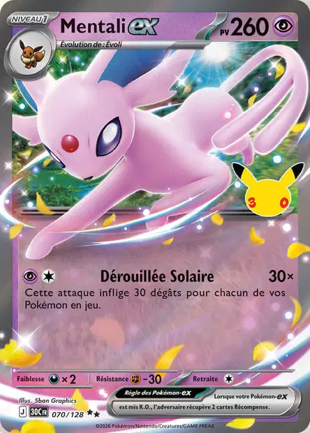 Mentali ex 070/128 30ème anniversaire