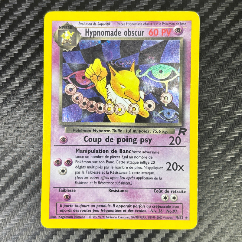 Hypnomade obscur 9/82 - Team Rocket - EXC