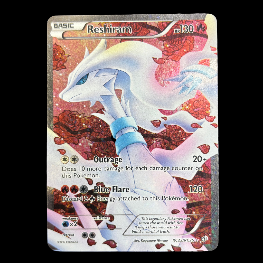Reshiram RC22/RC25 Legendary Treasures – EXC+