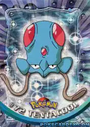 Topps Tentacool #72 FOIL