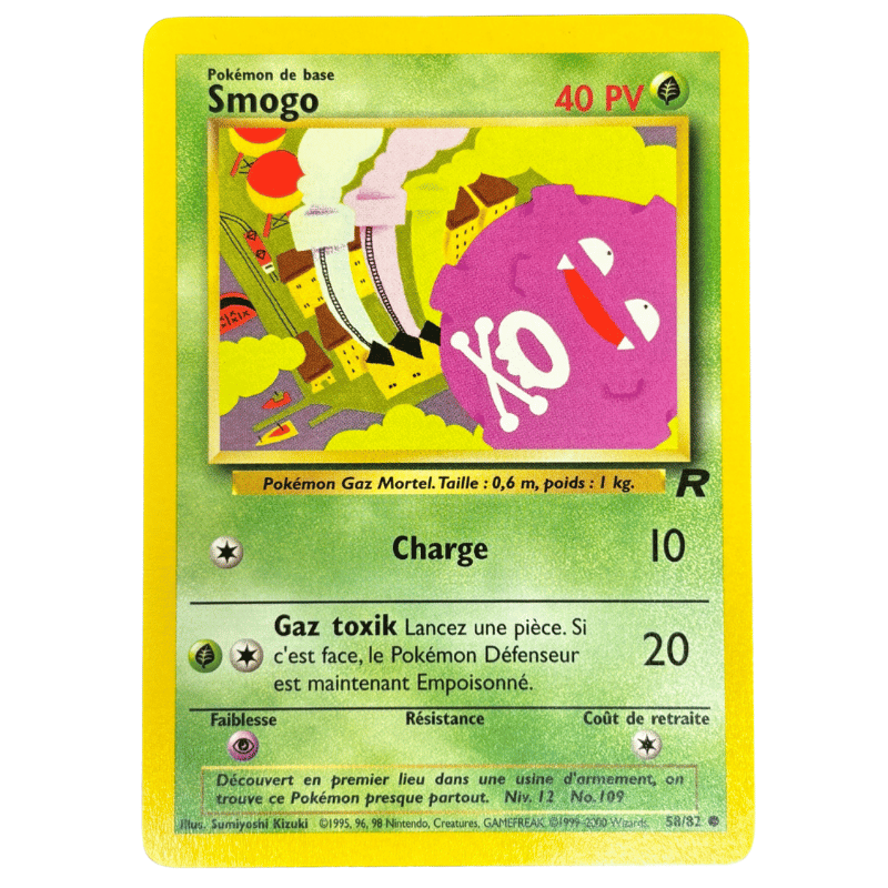 Smogo 58/82 - Team Rocket - NM