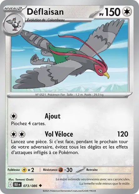 Déflaisan 073/086 Foudre noire – Pokeball
