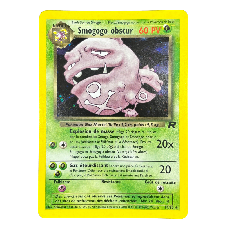 Smogogo obscur 14/82 - Team Rocket - EXC