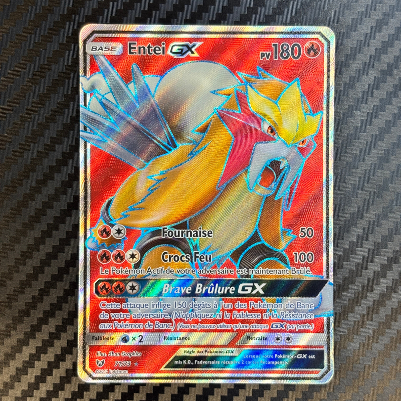 Entei GX 71/73 Légendes brillantes – MINT
