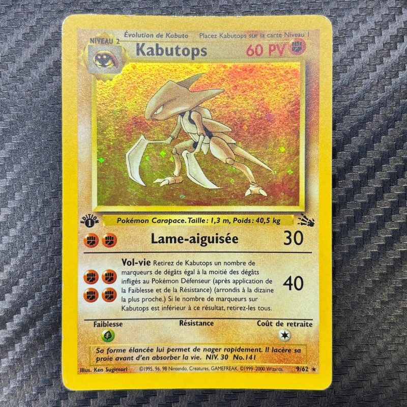 Kabutops 9/62 ED1 - Fossile EXC